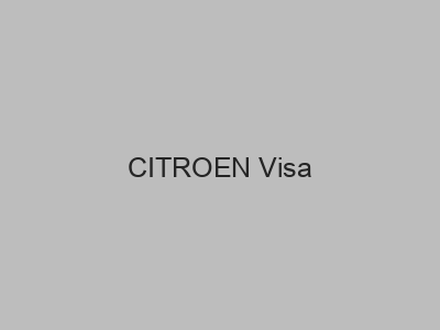 Enganches económicos para CITROEN Visa